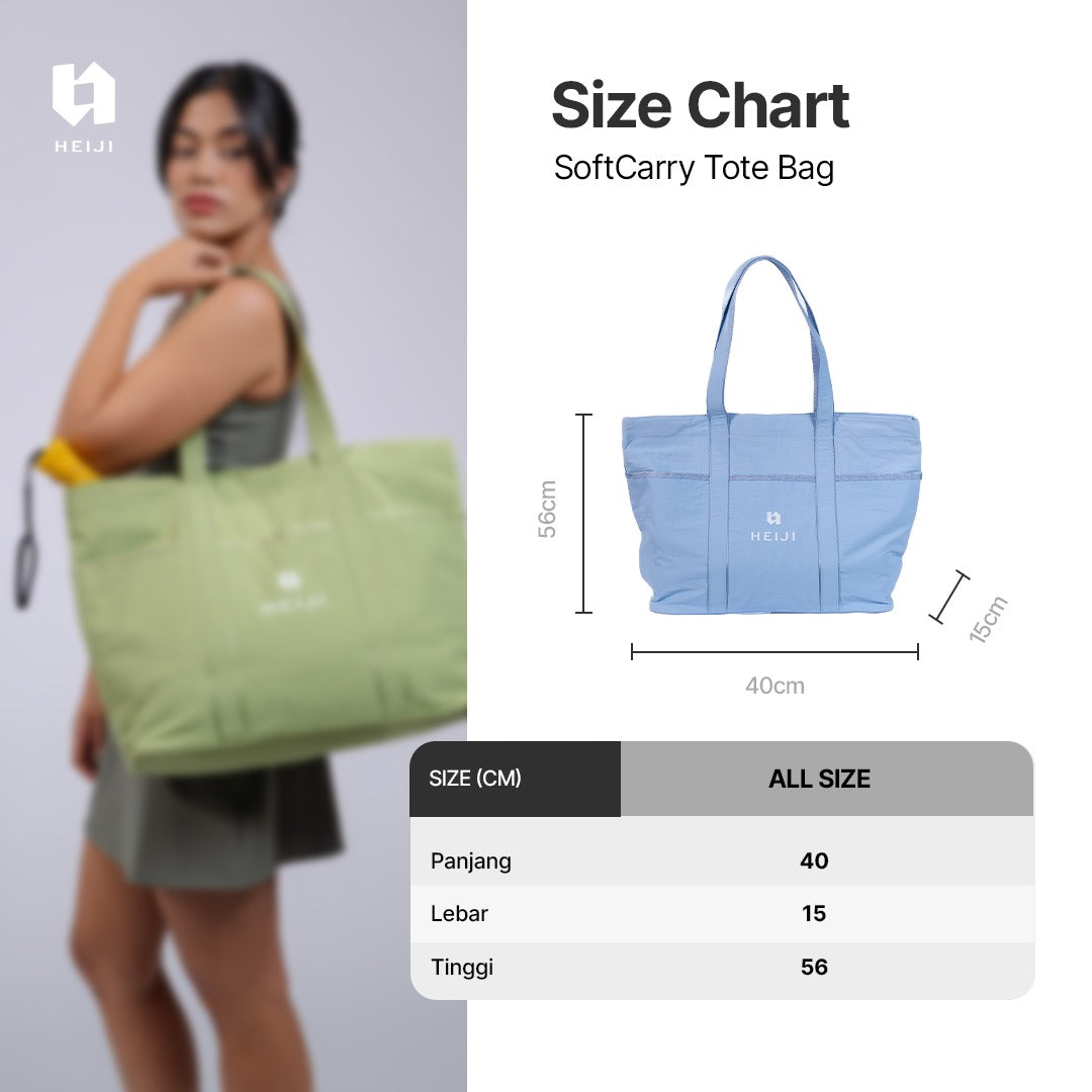 Softcarry Tote Bag Blue - Heiji Active