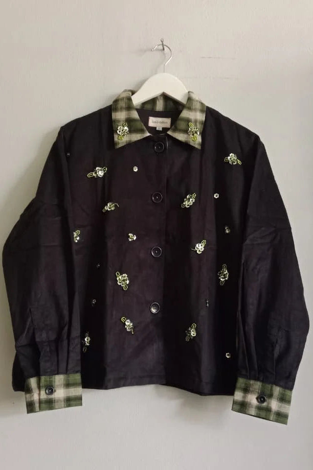 Shea Beaded Jacket Black - Toko Didiyo
