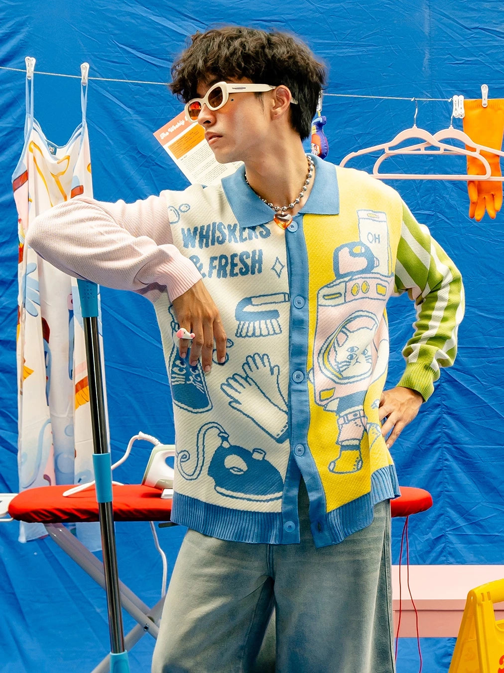 Whiskers & Fresh Knitted Cardigan - Oh.Irv