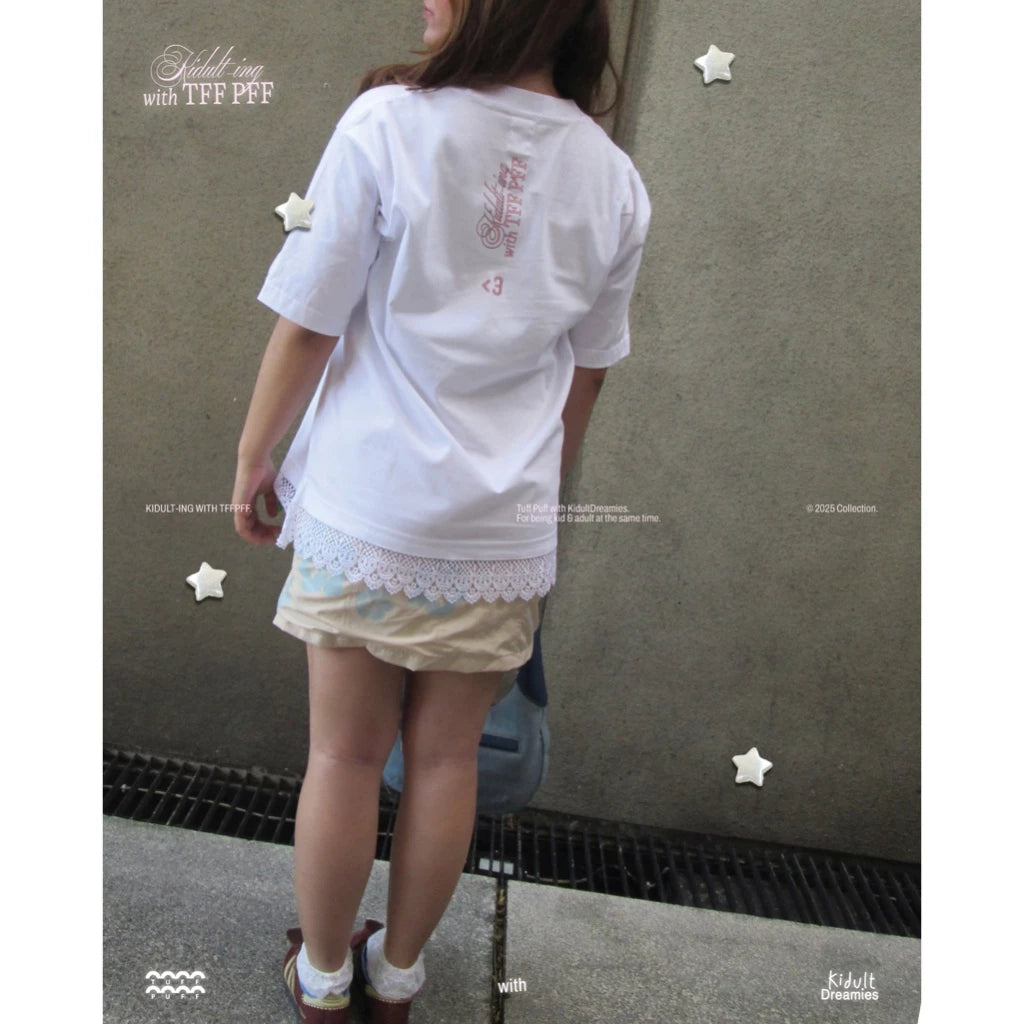 X Kidult Dreamies - Love Letter LTW White - Tuff Puff