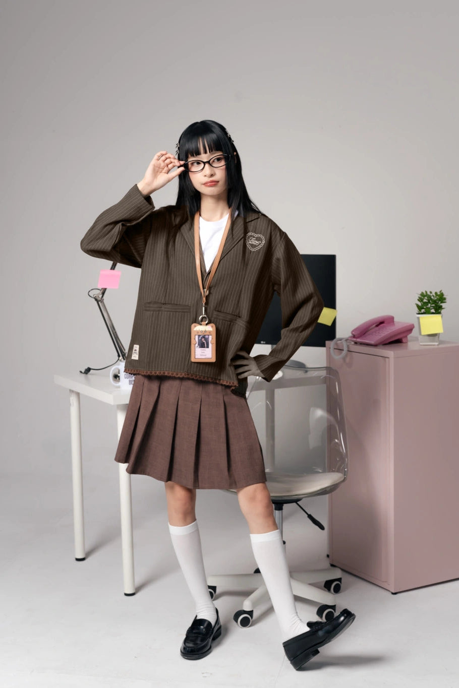 Yuta Blazer Brown - Tome Ame