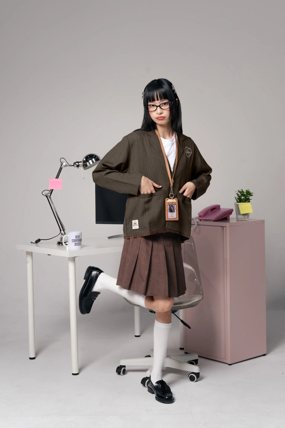 Yuta Blazer Brown - Tome Ame