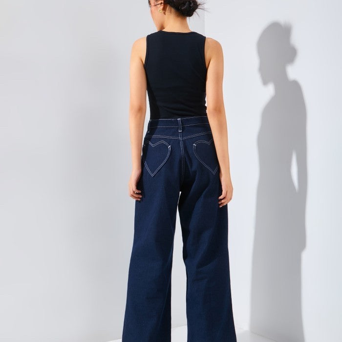 Kamia Jeans Dark Navy - Jinzu