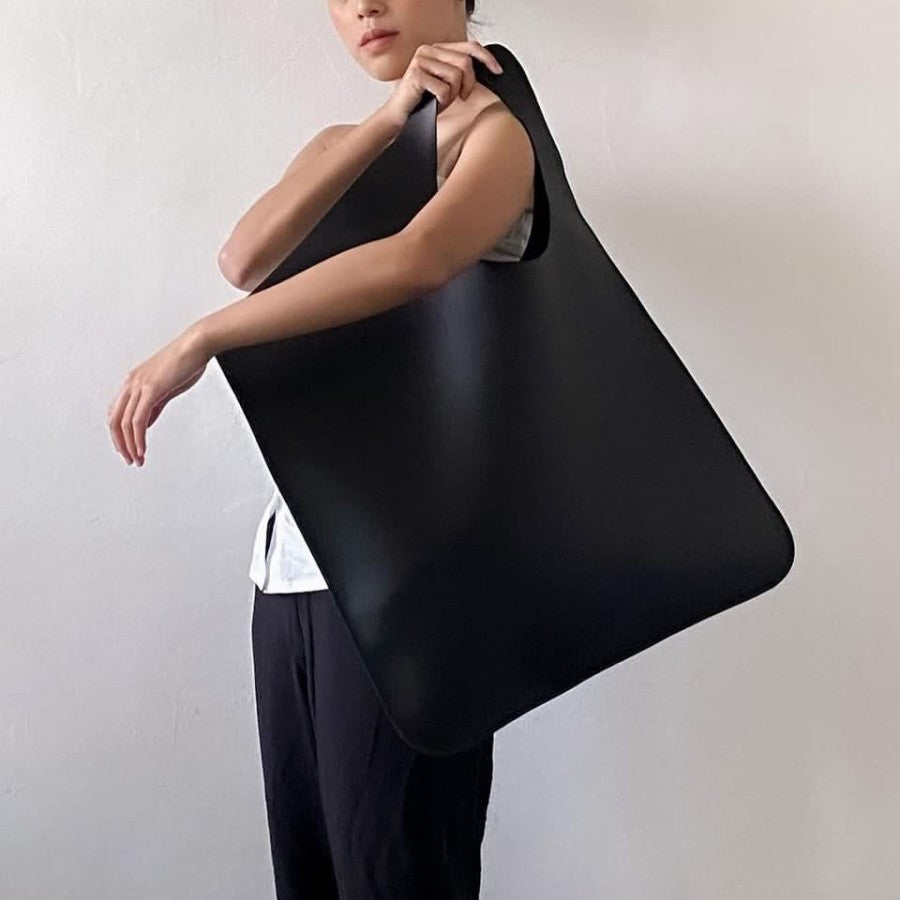 Rectangle Oversized Bag In Black - Shop At Slow