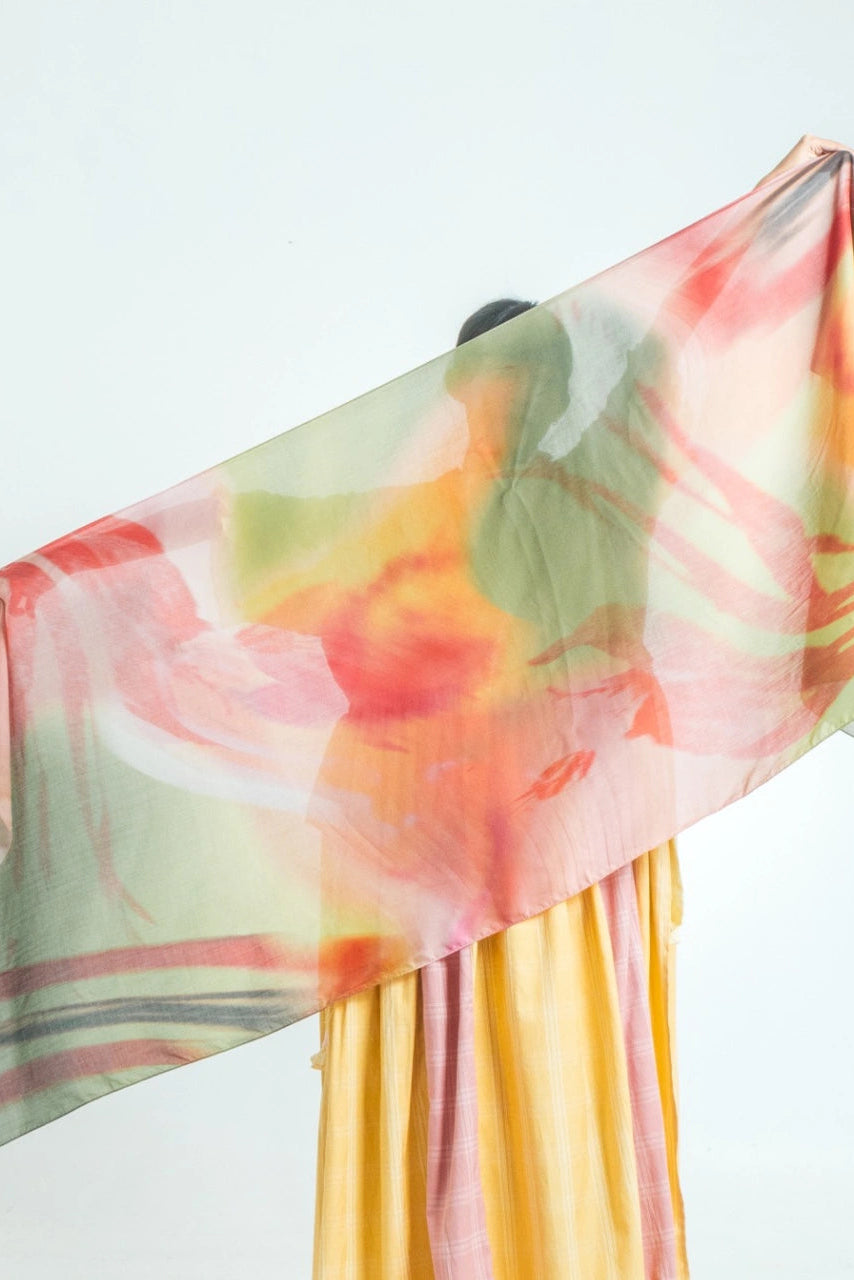 Aurora Shawl Hijab - Earth Major
