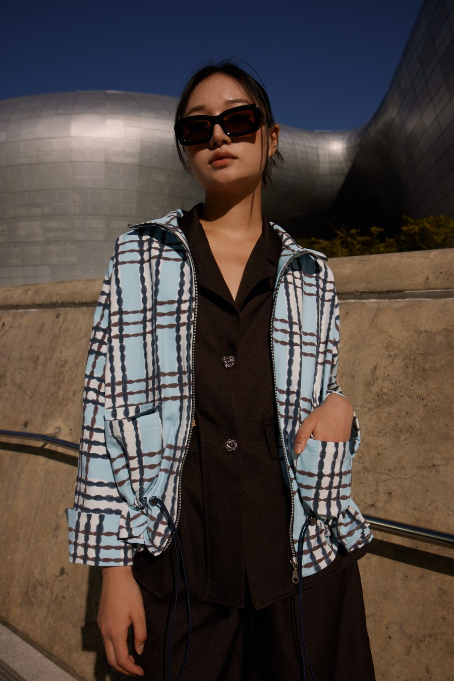 Iseul Jacket Checkered - LR Studio