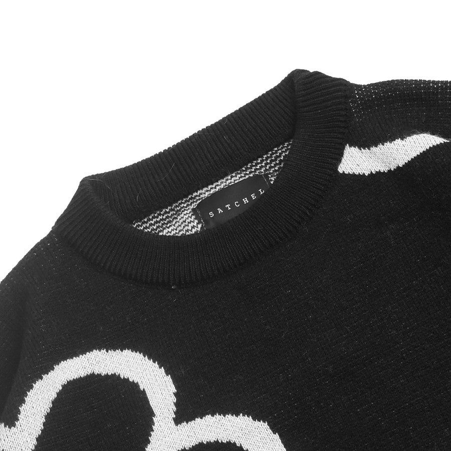 Lucerina Sweater Black White - Satchel