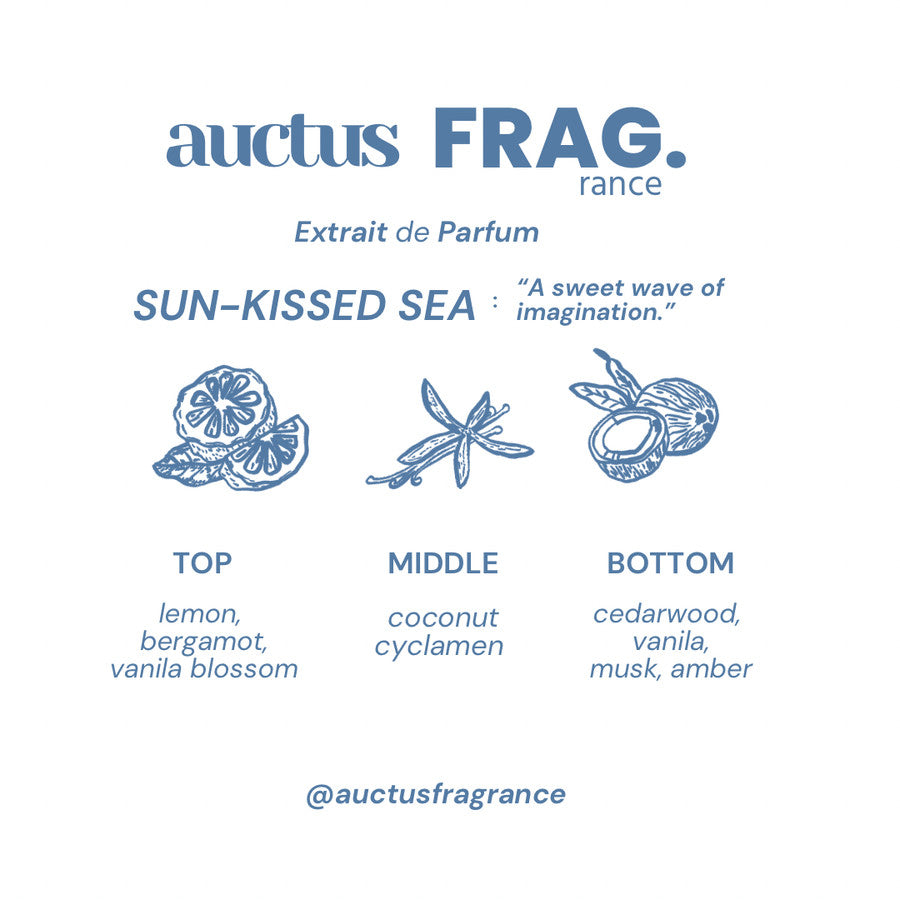 Travel Size Sunkissed Sea (Extrait De Perfume) 10ml - Auctus Fragrance