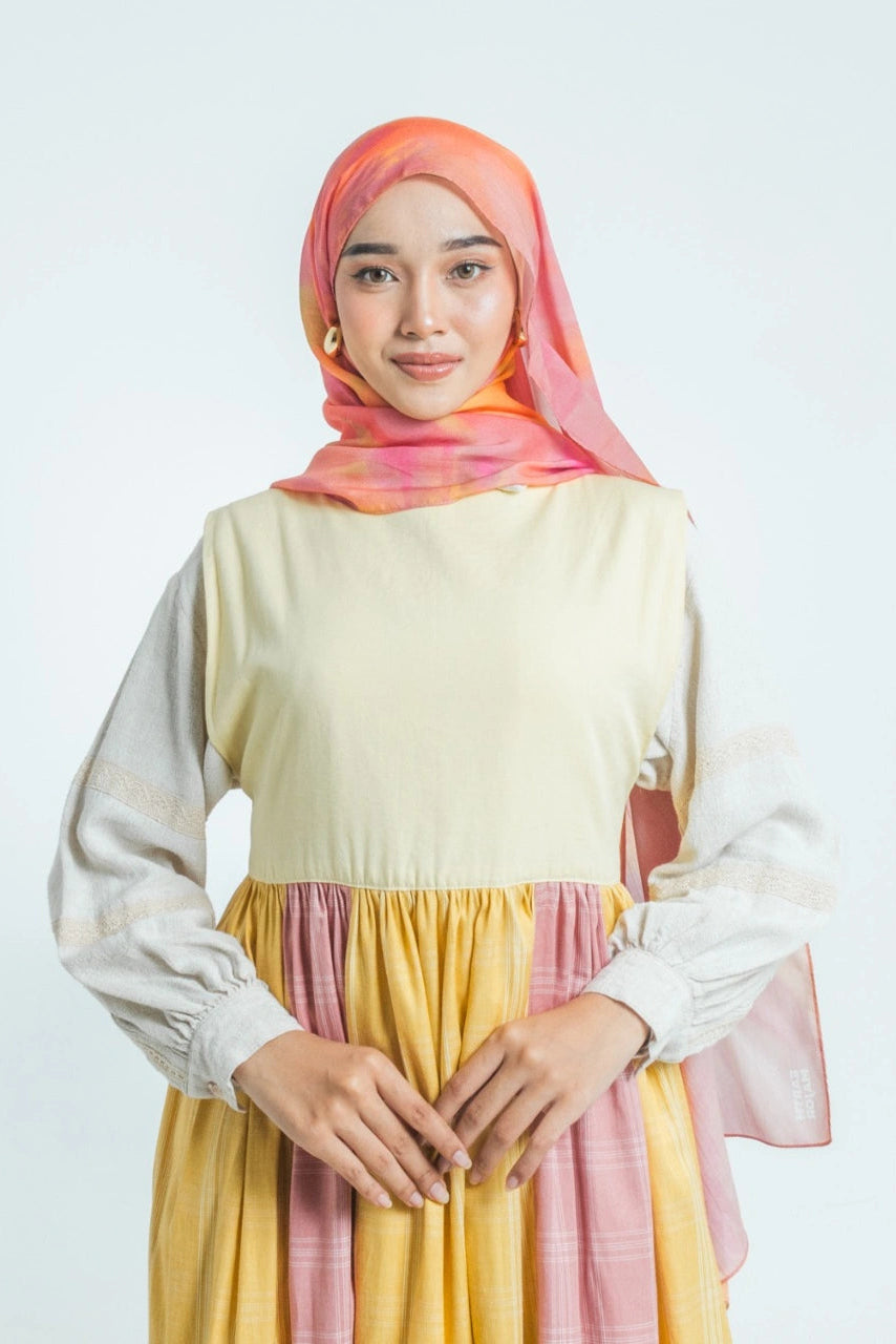 Bloom Shawl Hijab - Earth Major