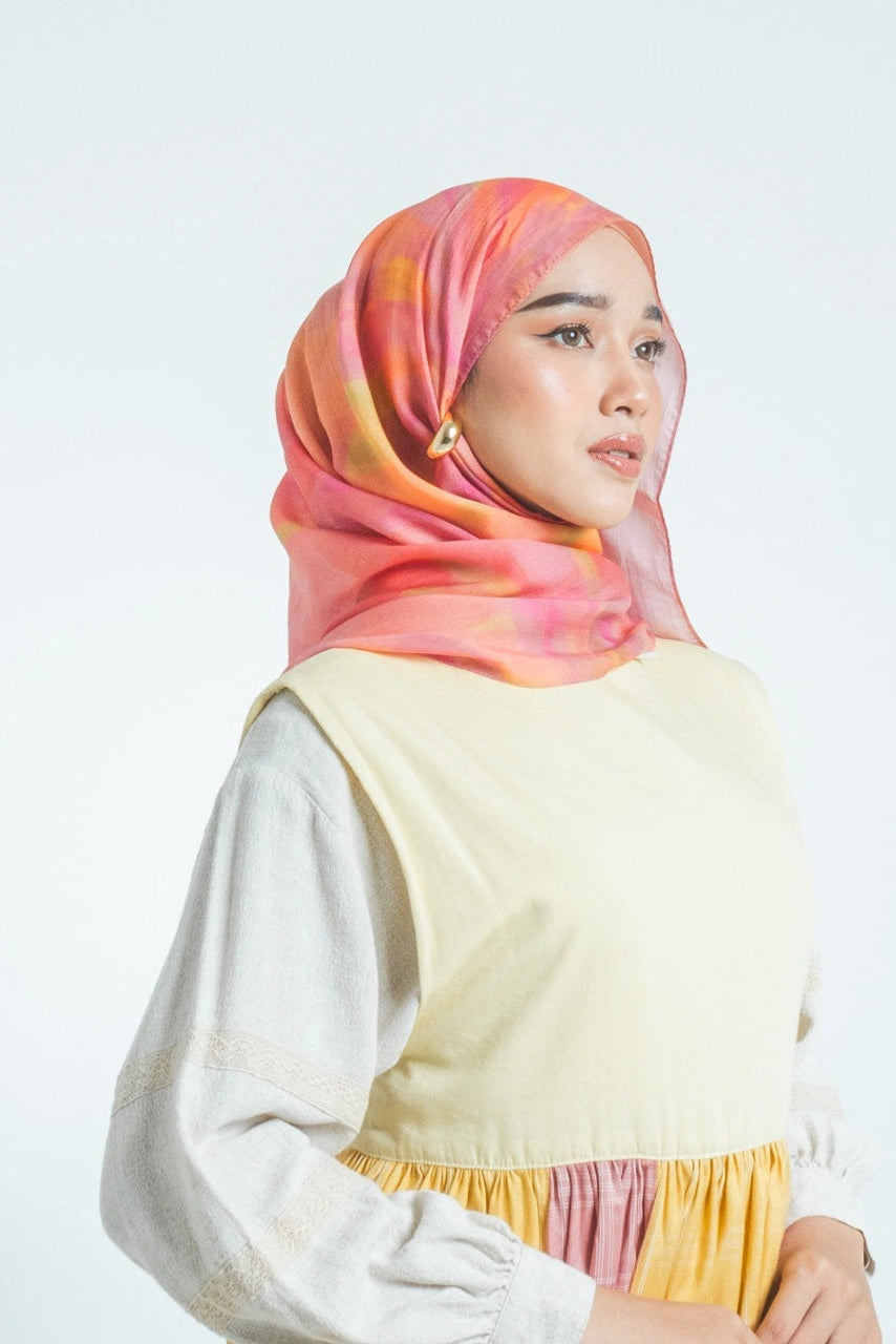 Bloom Shawl Hijab - Earth Major