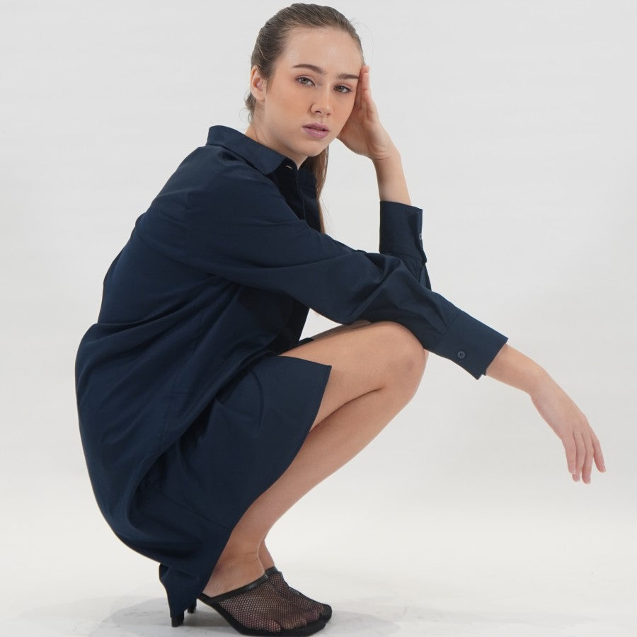 Albi Tunic Prussian Blue - Litti Studio