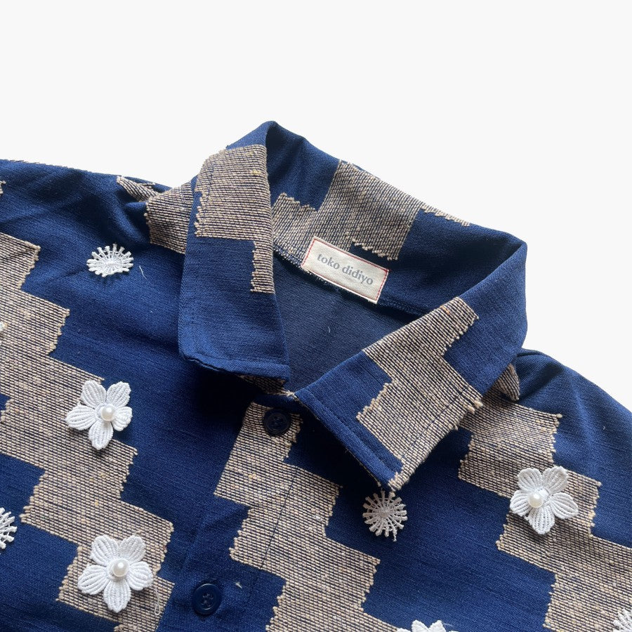 Pippy Embroidery Shirt Jacket - Toko Didiyo