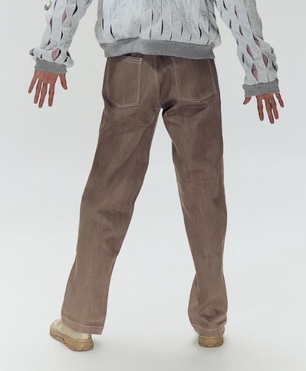 Bloks Denim Mocha - Two Stitches