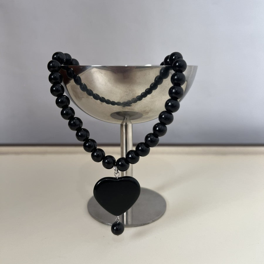 Safiye Necklace Black - Prel Studio