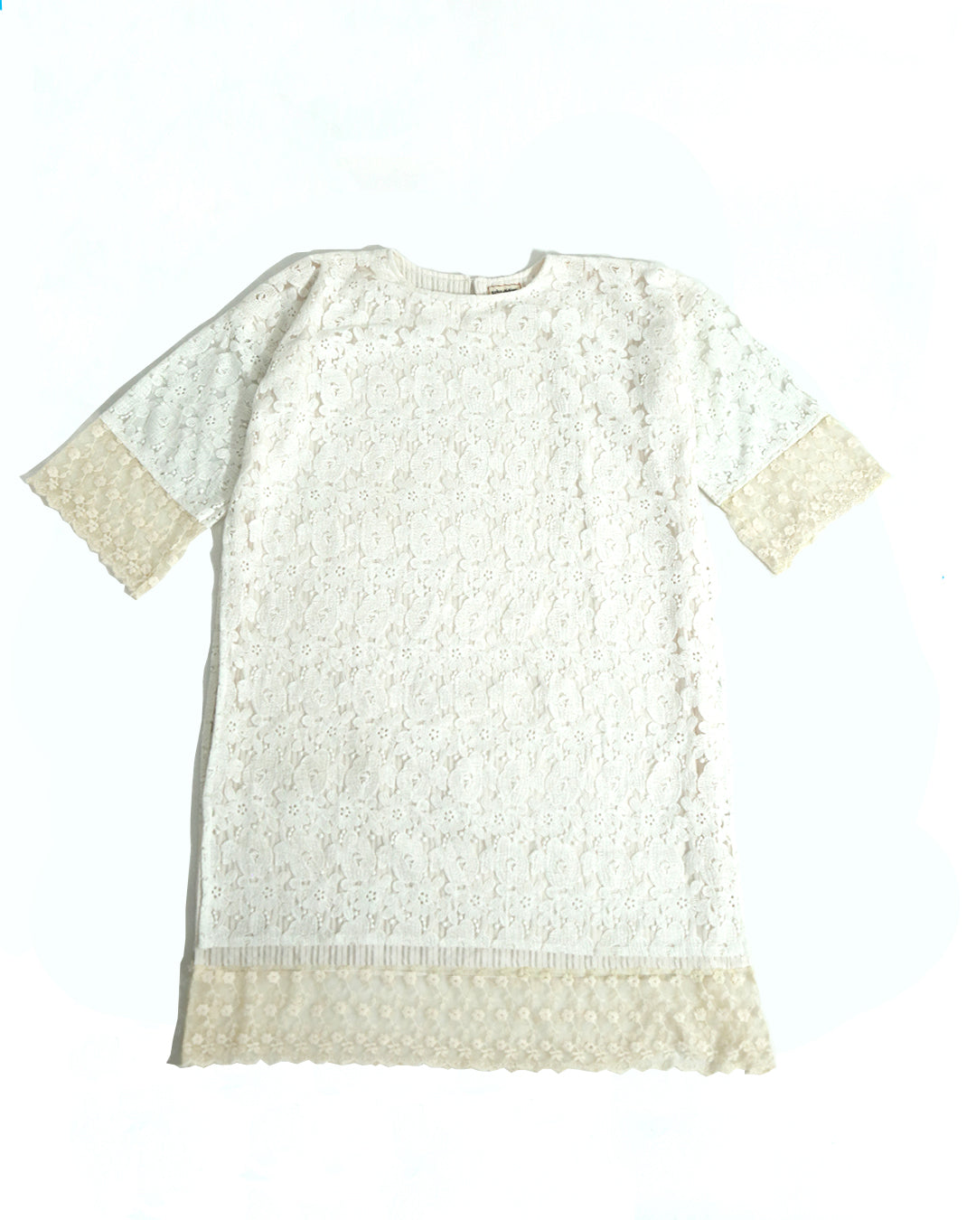 Aleena Lace Kaftan WHite - Toko Didiyo for HGL