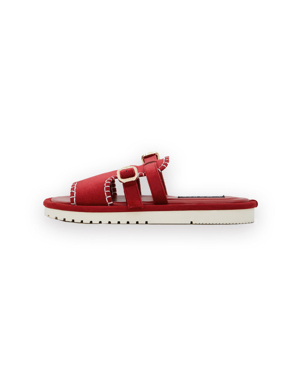 Flatform Double Buckle - Red - Mader