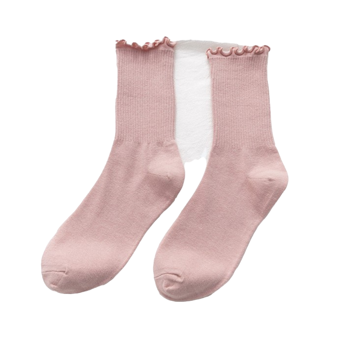 ​Wooden Ear Socks Pink - Myojin