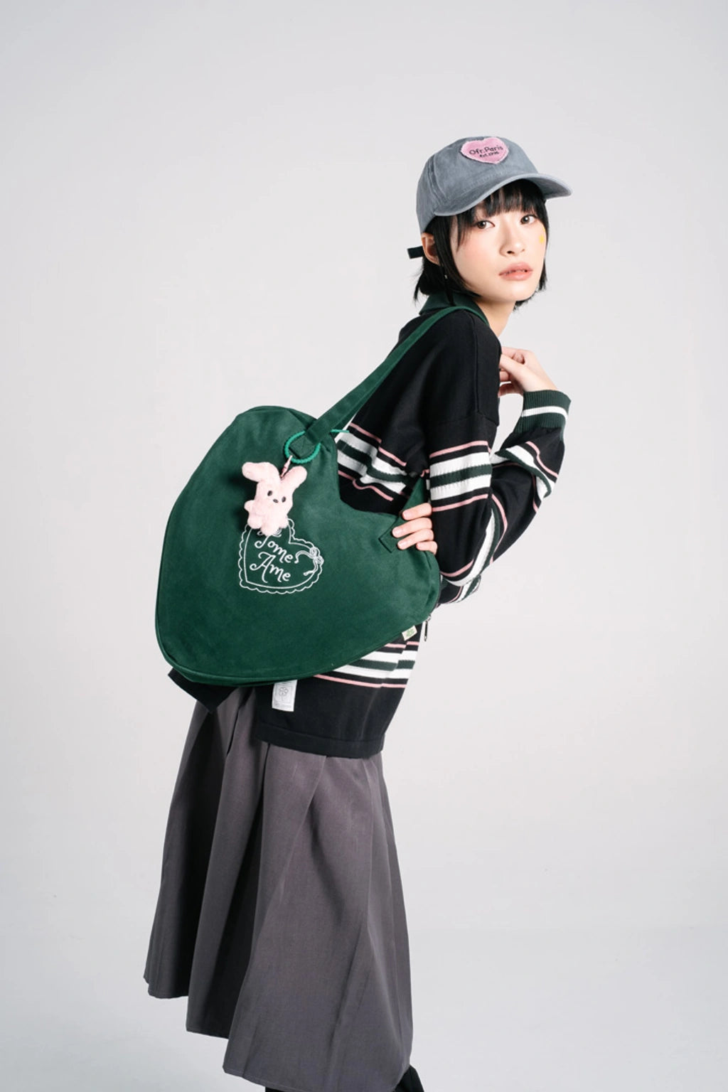 Ame Tote Bag Dark Green - Tome Ame