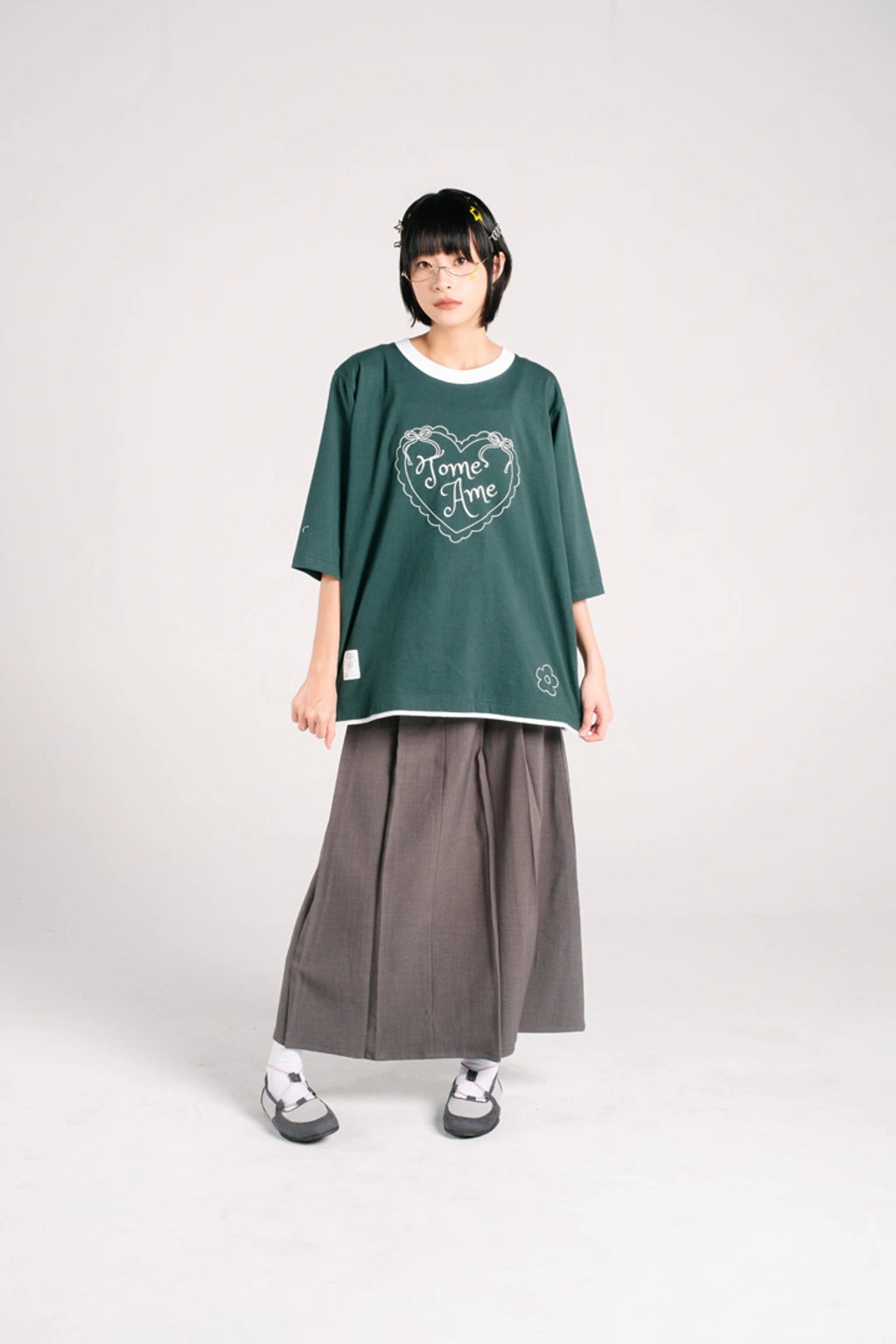 Nami Oversize Tee - Tome Ame