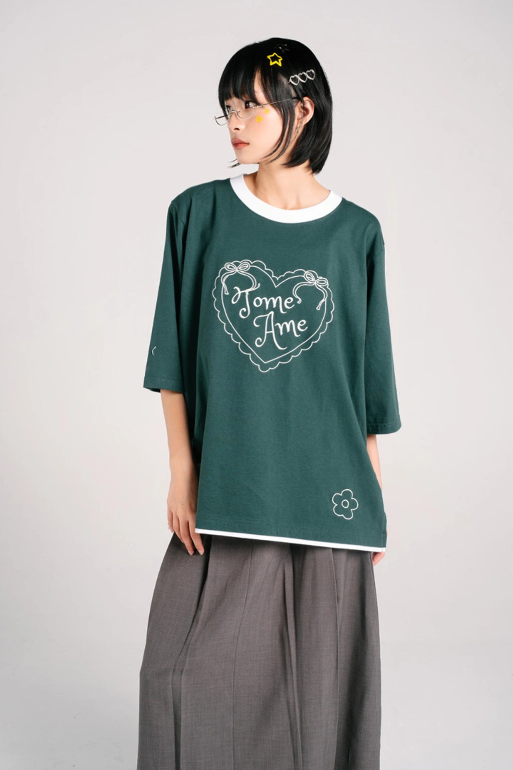 Nami Oversize Tee - Tome Ame