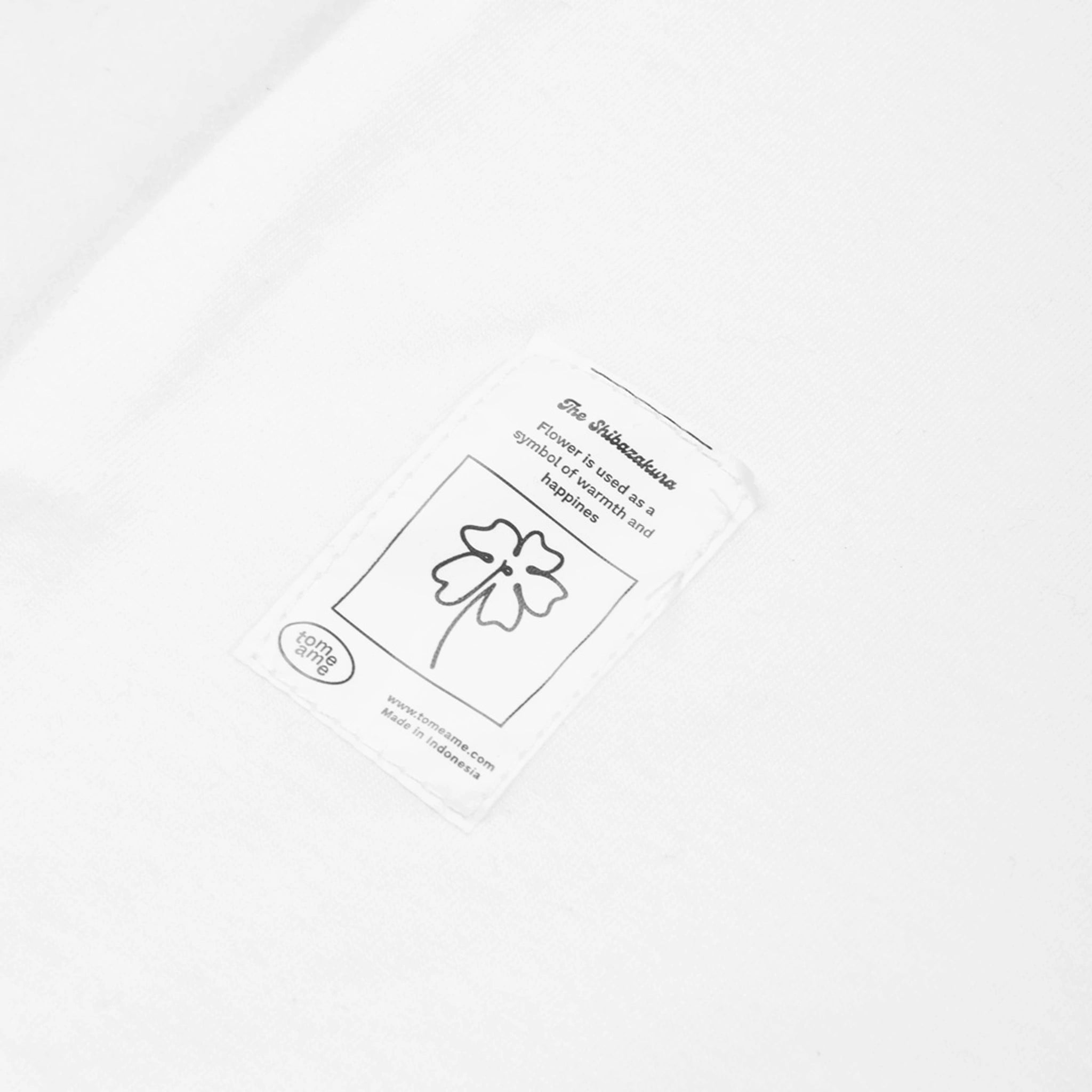 Chiyo Longsleeve Tee White - Tome Ame