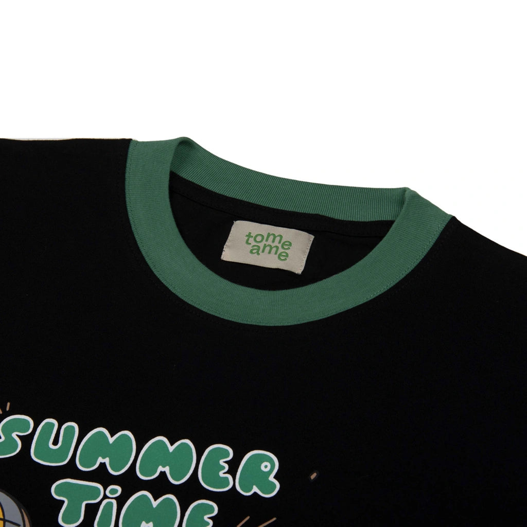 Summer Time Tee Longsleeve Black - Tome Ame