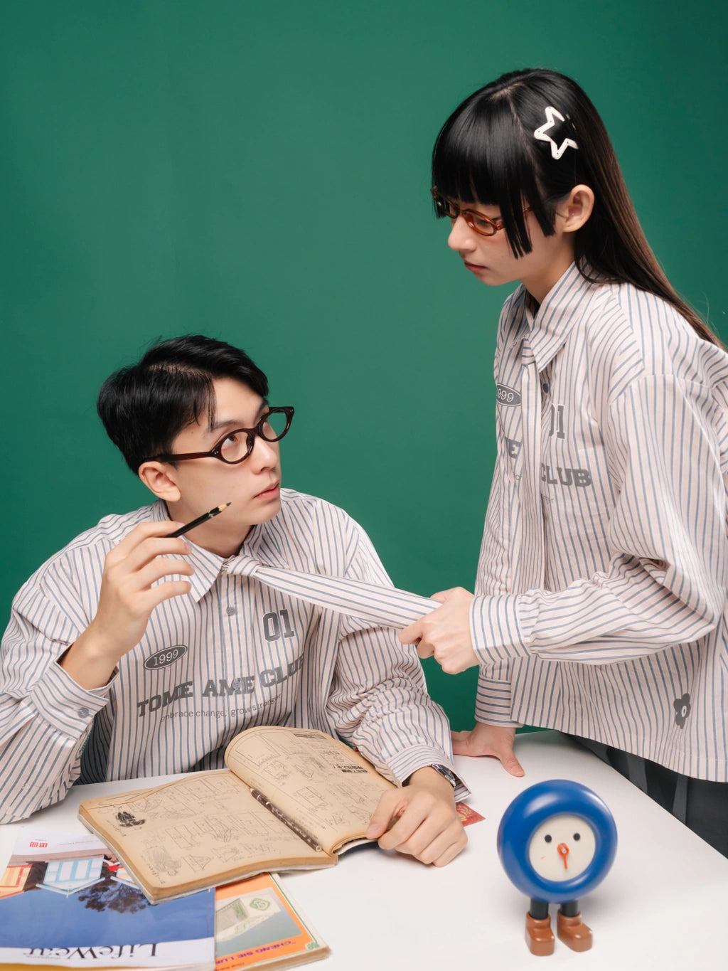 Tome Ame 01 Stripped Shirt Pink - Tome Ame