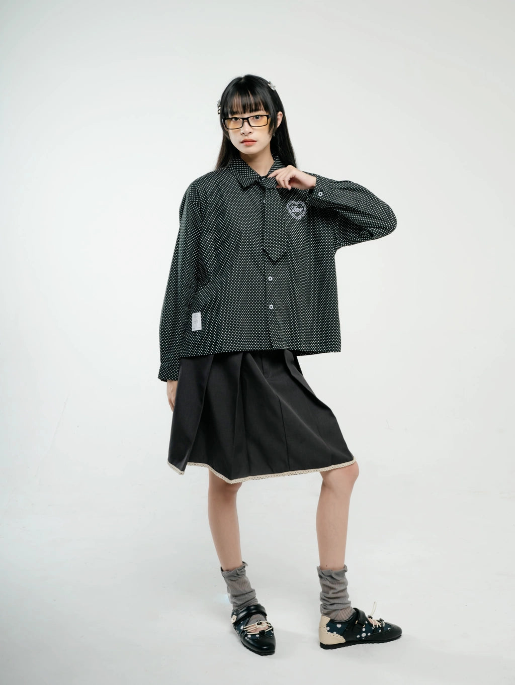 Hatsu Shirt Black - Tome Ame