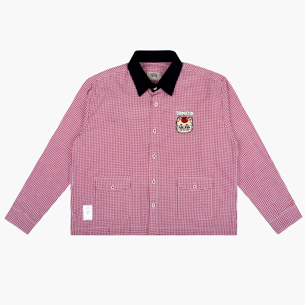 Chiko Plaid Shirt Red - Tome Ame