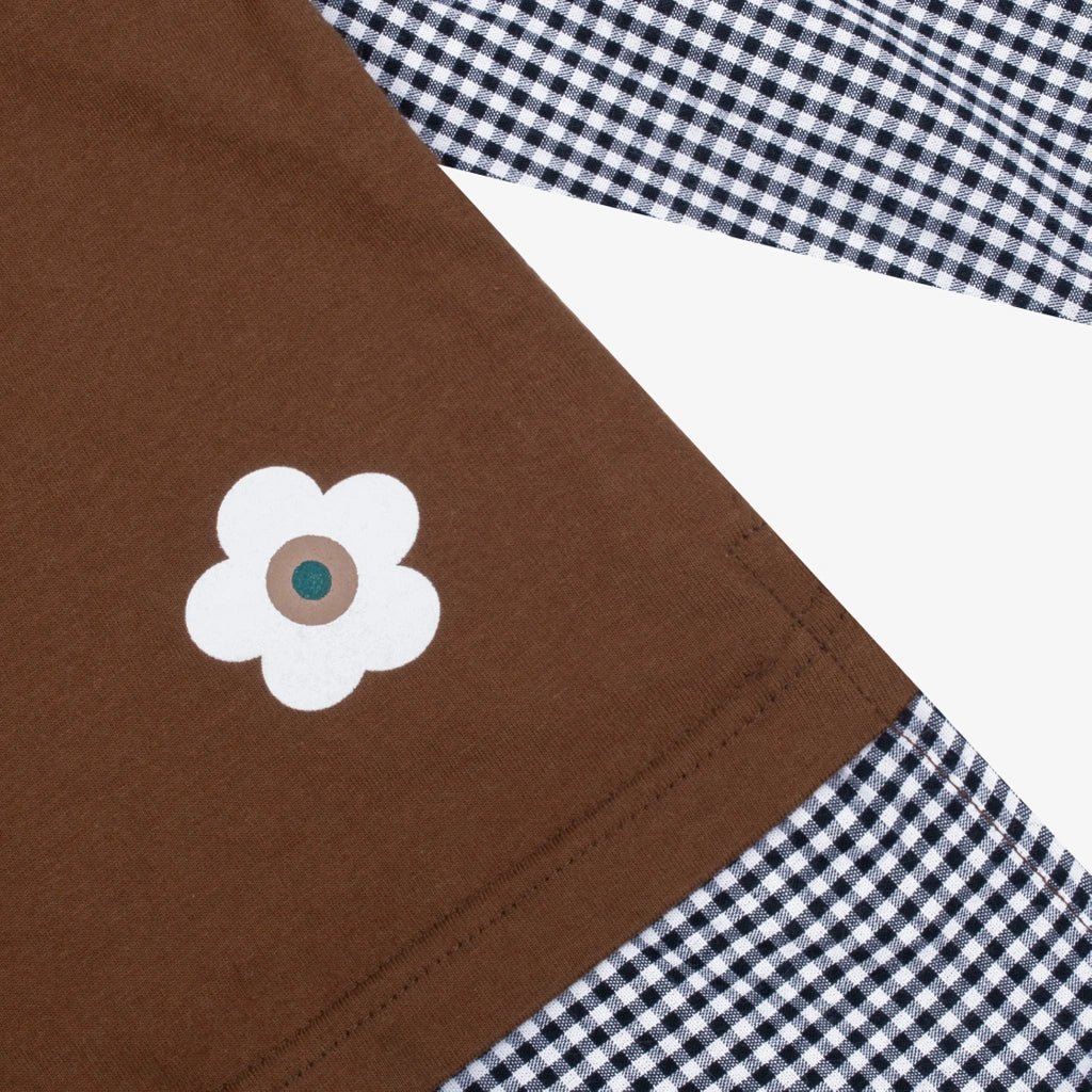 Yurina Boxy Longsleeve Brown - Tome Ame