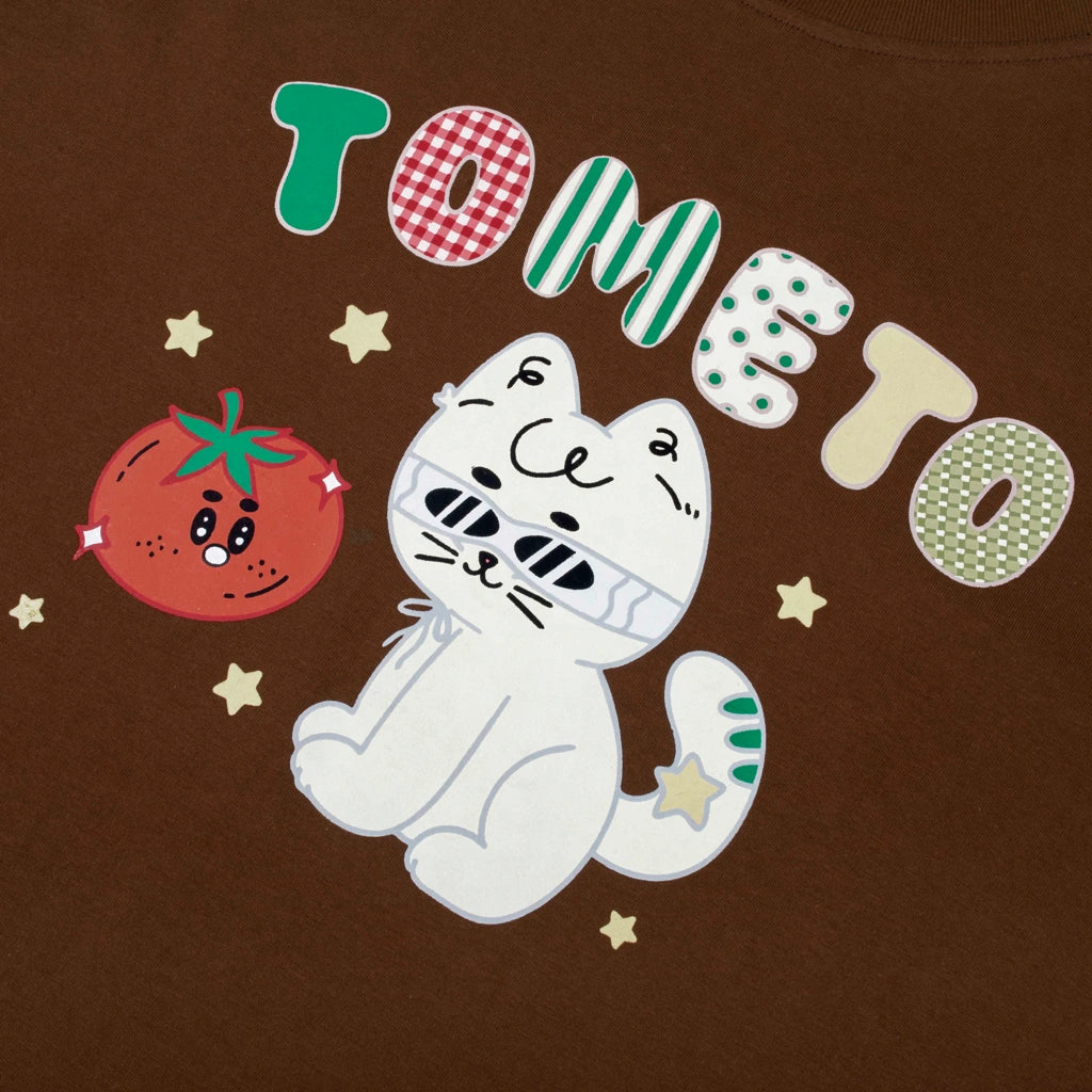 Yurina Boxy Longsleeve Brown - Tome Ame