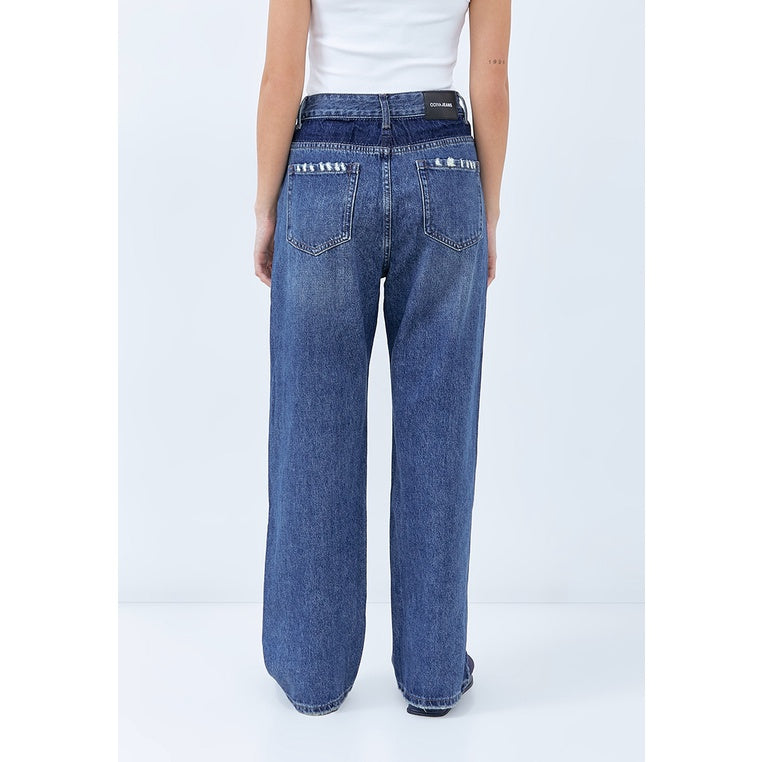 Elida Jeans Blue Pants - Odiva