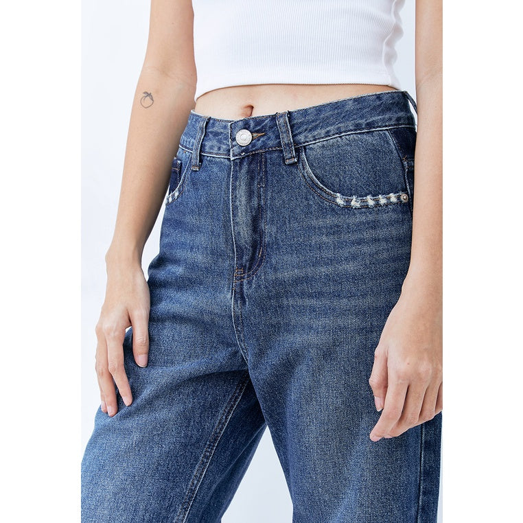 Elida Jeans Blue Pants - Odiva