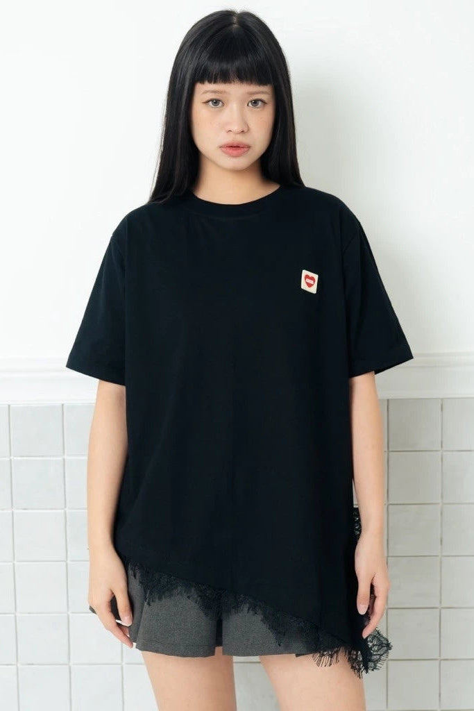 Damson Tee Black - Not Your Company