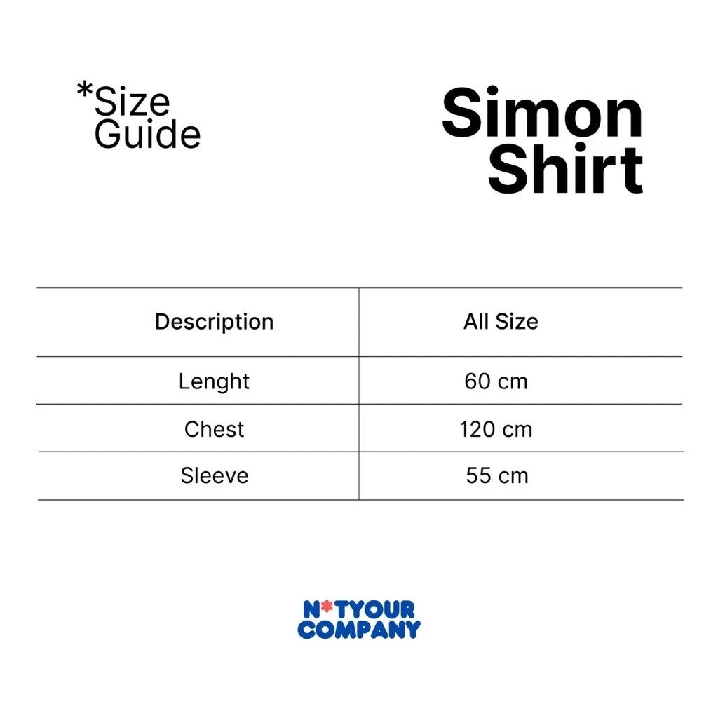 Simon Shirt Blue - Not Your Company