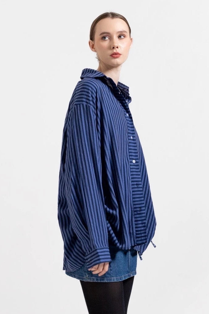 Abby Shirt Navy - Saya Saya