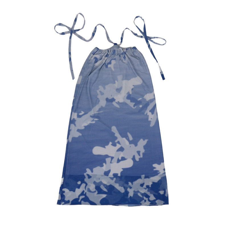 Playwithpattero Frost Flower Multi Skirt & Dress Blue