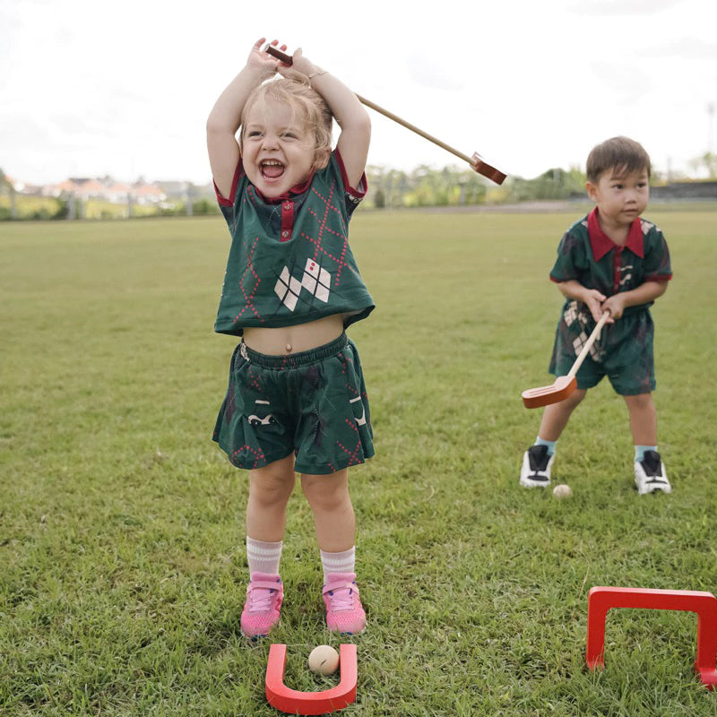 HGL Bambini - Birdie Skorts Green - Bambini Y Madre