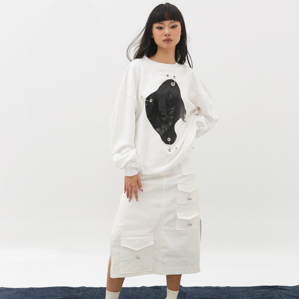 ​Rick Cargo Skirt White - Reise