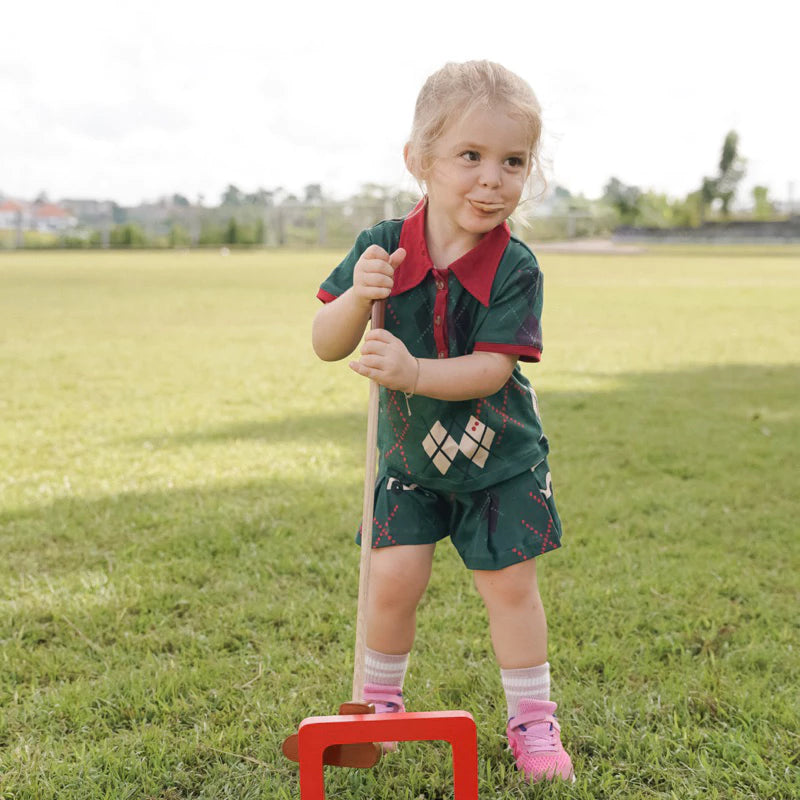 HGL Bambini - Birdie Girl Polo Shirt Green - Bambini Y Madre