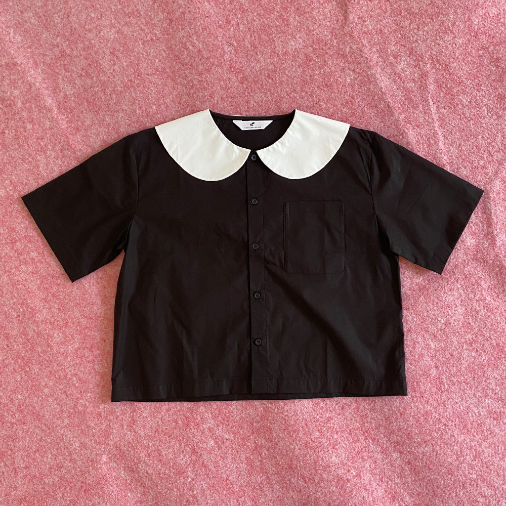 Peterpan Mono Shirt -Black - Argyle & Oxford