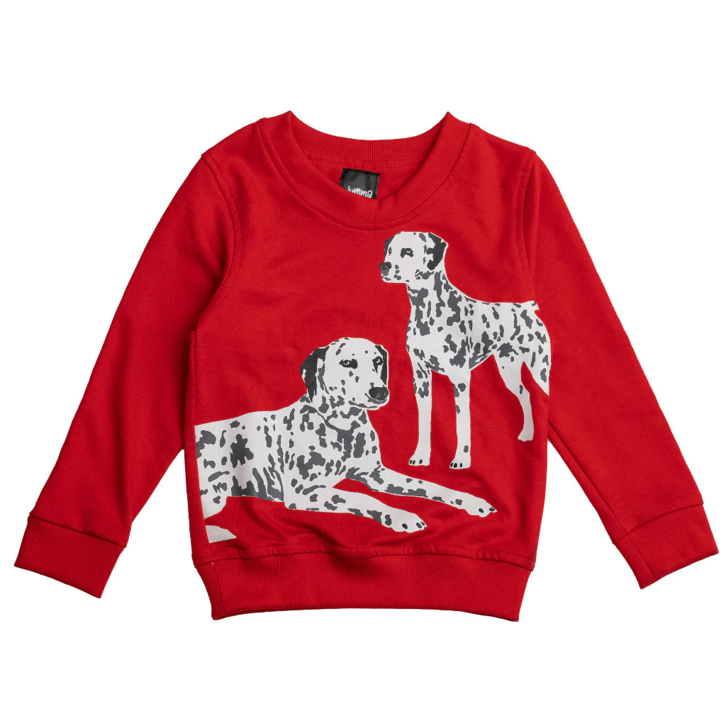 HGL Bambini - Dalmatians Crewneck Anak Merah - Jumma Kids
