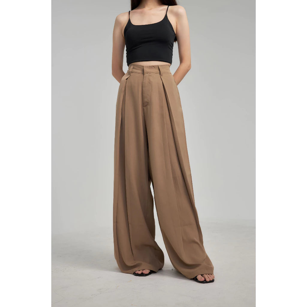 Alpha Culotte Pants Walnut - Mine