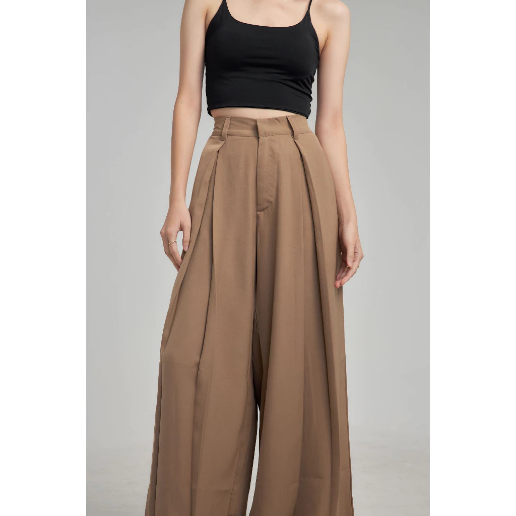Alpha Culotte Pants Walnut - Mine