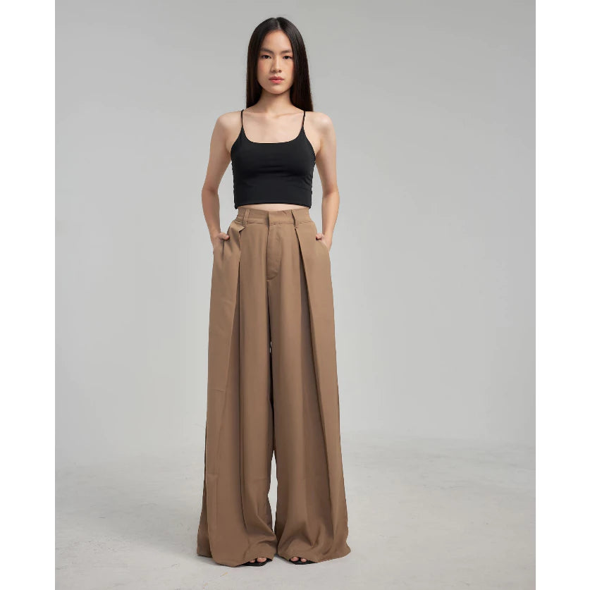 Alpha Culotte Pants Walnut - Mine