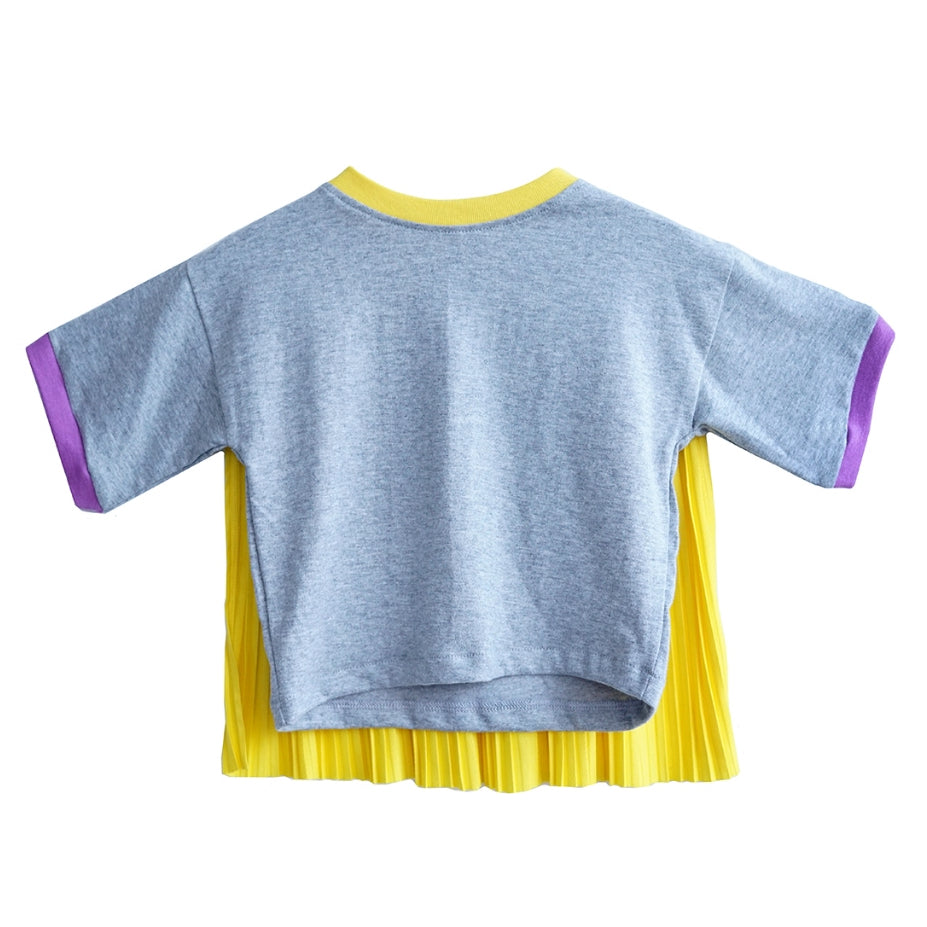 Fly To The Moon Top Grey - Mplayground