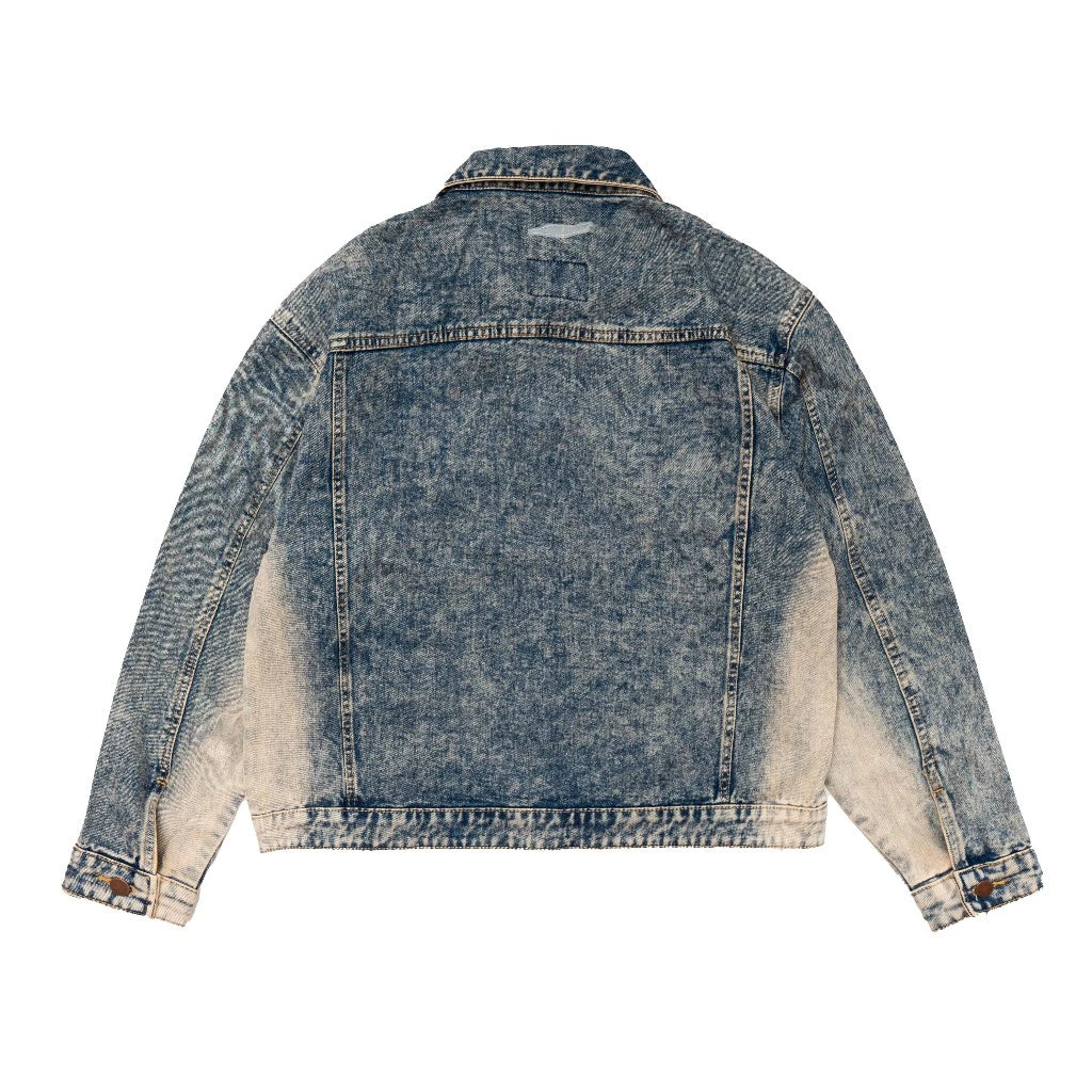 Balcony Trucker Jacket Denim Wash - SVH Official