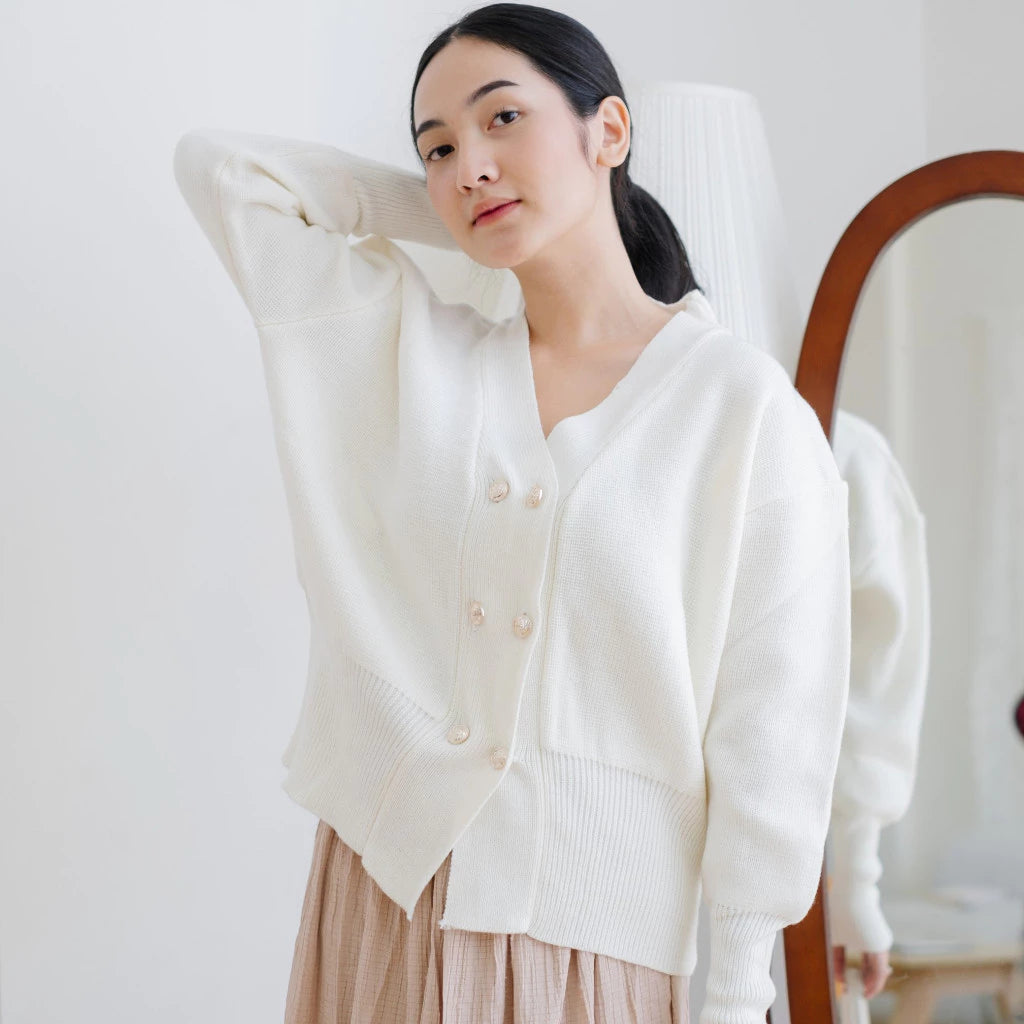 Luna Button Cardigan - Vintage House