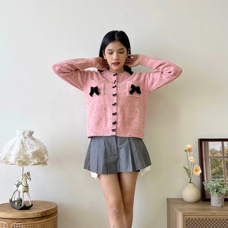 Marie Bow Cardigan - Bling It On