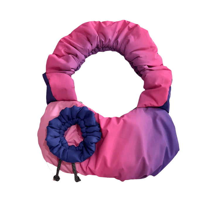 Color Puffy Curly Bag Pink - Mannequin Plastic